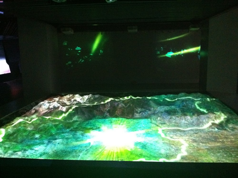 北京規劃館沙盤投影2